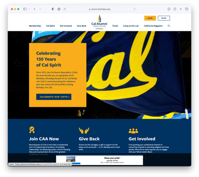 UC Berkeley Website